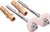 Screw set for washstand mounting