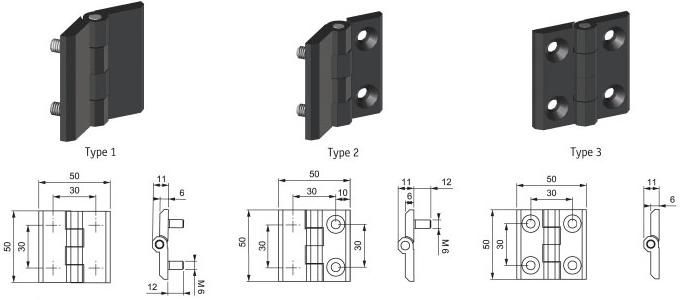 Plastic Leaf Hinges